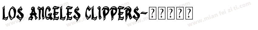 Los Angeles Clippers字体转换